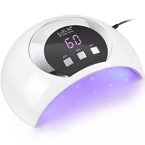 Gel Nail Dryer Machine Nail Dryer Professional UV LED Lamp 54W - Picture 1 of 7