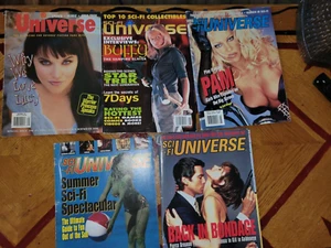 Sci-Fi Universe Magazine Lot Of5 WOMEN OF SCI FI LOT XENA PAM ANDERSON BUFFY - Picture 1 of 7