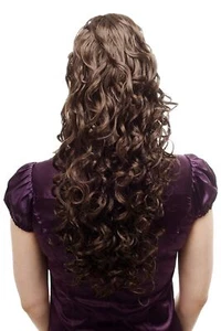 Voluminous Flowing Hair Piece Ponytail Curly Long 60 CM Braun N310-8 - Picture 1 of 4