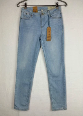 Espirit Denim Womens W 27 Jeans Blue Tapered Mid Rise Slim Stretchy Pants New - Image 1 of 4
