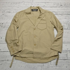 Jacquemus Le Splash Shirt Gr. 46 beige Baumwolle Knopfleiste Designer Preppy - Bild 1 von 9