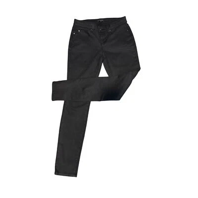 Pantalones de mezclilla orgánicos negros encerados Eileen Fisher Foto 1 de 4