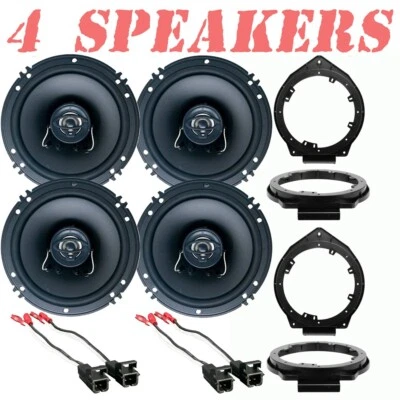 XED62 300 Watt 6.5" 2-WAY Front-Rear Door Speakers for 2011-2019 Chevy Cruze - Image 1 of 4