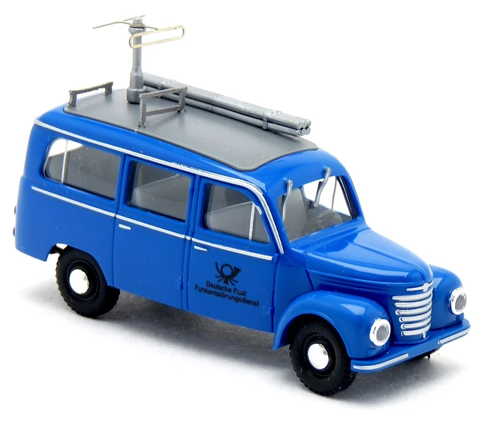 Busch 51259 - Barkas Framo V901 / 2 Bus blau Deutsche Post DDR - 1:87 H0 - Bild 1 von 3