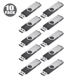 1/10er-Pack 1G-32G USB 2.0 Flash Drive drehbar Memory Stick Pendrive Aufbewahrung SET - Bild 1 von 14