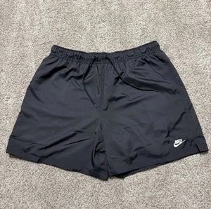Nike Herren Club Woven Flow Shorts über Knie schwarz Gr. L NEU MIT ETIKETT! - Bild 1 von 4