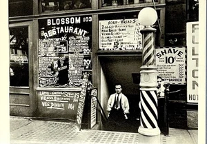 Blossom Restaurant NYC 1935 Art Print Card Photo By Berenice Abbott - Fotofolio - Picture 1 of 7