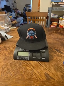 Disney Lilo and Stitch Gaming Black Adjustable Embroidered Snapback Cap Hat - Picture 1 of 8