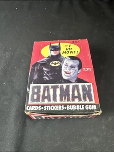 Batman Movie Trading Cards Box 1989 Topps 36 Factory Sealed Wax Packs ROUGH BOX - Bild 1 von 6