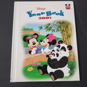 VTG Disney's Year Book 2001 Wonderful World of Reading Hardcover, Grolier Books - Foto 1 di 11
