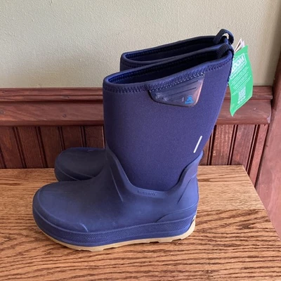 Niños Unisex Botas Kamik Niños Madera Impermeable Nieve Lluvia Talla 2 Azul-NUEVO CON ETIQUETAS Foto 1 de 4