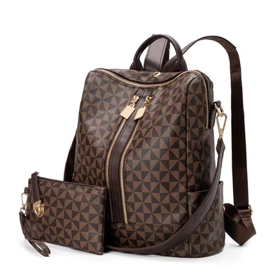 Moda Mochila Cartera para Mujer Diseñador Convertible Mochila de Viaje PVC Sho... Foto 1 de 4