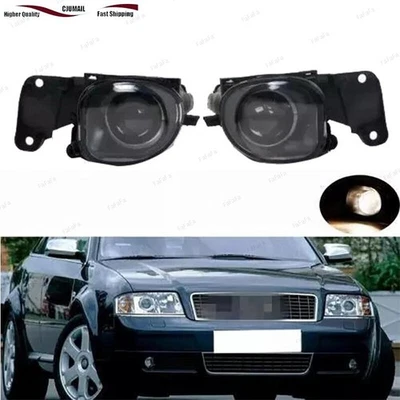 Par de luces antiniebla delanteras convexas aptas para Audi A6 C5 S6 Avant sedán 1997-2004 Foto 1 de 4