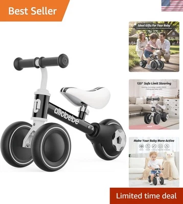 Bicicleta de equilibrio silenciosa para niños pequeños - 3 ruedas y asiento ajustable para edades de 12-36 Foto 1 de 4