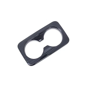 Cubierta de panel de vaso de agua de asiento trasero de fibra de carbono para Kia Niro 2023-2024 2025 - Imagen 1 de 16