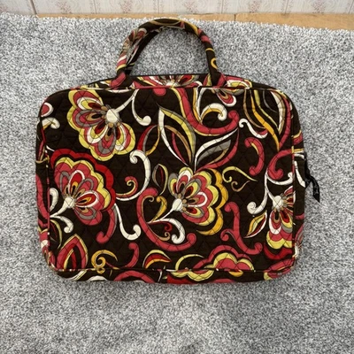 Vera Bradley Laptop Bag Womens Large Floral Quilted Briefcase Carry Case - Image 1 of 4
