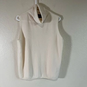 NWT Lauren Ralph Lauren Washable Cashmere Old Money Cream Turtleneck Sweater XXL - Picture 1 of 12