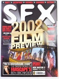 SFX #87 FEBRUARY 2002. 2002 FILM PREVIEW BABYLON 5 ANGEL DARLA FARSCAPE. VGOOD - Bild 1 von 5