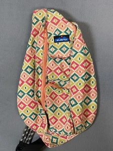 Kavu Rope Sling Mini Bag Aztec Print Crossbody Strap Wandern Strand Reise Resort - Bild 1 von 20
