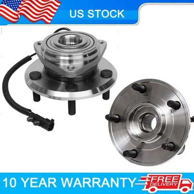 Pair Front Wheel Bearing Hubs for 2007 2008 2009 2010 Jeep Wrangler 5 Bolt G19 - Image 1 of 4