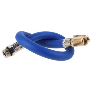 Tubo Prolunga Valvola Pneumatici Compatto per Tubo Compressore Aria 125mm Blu - Foto 1 di 12