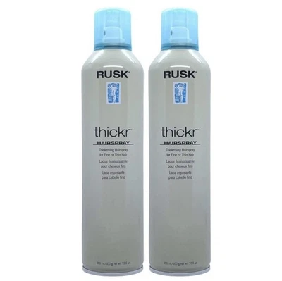 NUEVO Rusk Espesante Espesante Spray para Cabello Fino o Fino 10.6oz/ea (Paquete de 2) Foto 1 de 4