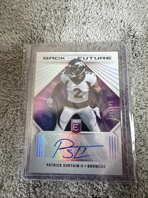 2022 Panini Donruss Elite Back to The Future Patrick Surtain II Auto /149 BFS-PS - Image 1 of 3