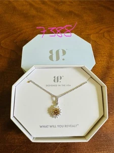 Neu im Karton Bombe Party Halskette 18" RBP4962 Tina Halskette Rauchtopas CZ Rhodium P - Bild 1 von 3