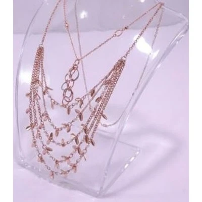 Collar Ann Taylor LOFT Tri Color Capa de Perlas Nuevo con Etiquetas $34 y $20 Juego de 2 Piezas Foto 1 de 4