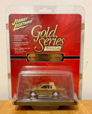 Johnny Lightning Gold Series 1/64 Muscle Cars 1987 Buick Regal T-Type - Image 1 of 2
