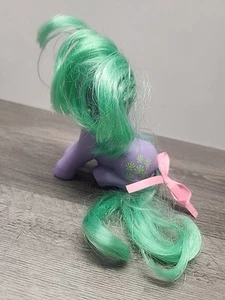 2018 Hasbro My Little Pony Seashell Sitting Earth Purple Green Hair 4.75" Tall - Picture 1 of 7
