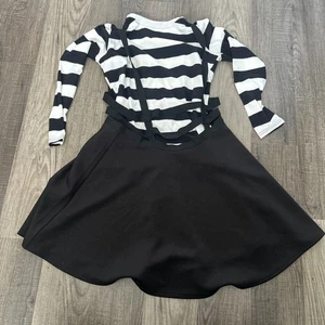 Falda con tirantes Allegra K plisada línea A cintura elástica tirantes Kawaii XL - Imagen 1 de 6