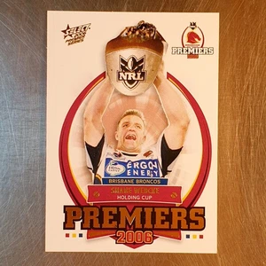 2006 Select NRL Premiers Series Card #PC24 Broncos Shane Webcke - Picture 1 of 2