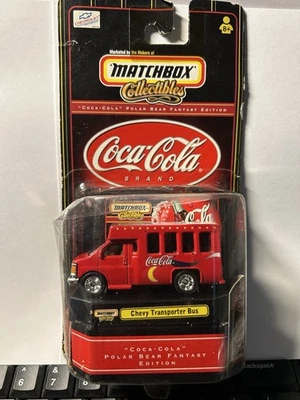Matchbox Collectibles Coca Cola Chevy Transport Bus Red, 1/64 Scale - Image 1 of 4