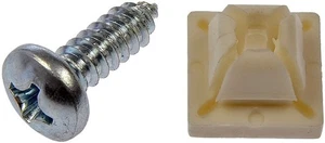 License Plate Mounting Hardware; AutoGrade; Fastener; 1/4 Inch x 3/4 Inch - Picture 1 of 4