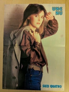 SUZI QUATRO 80s Rare Danish POSTER D1000 - Bild 1 von 5