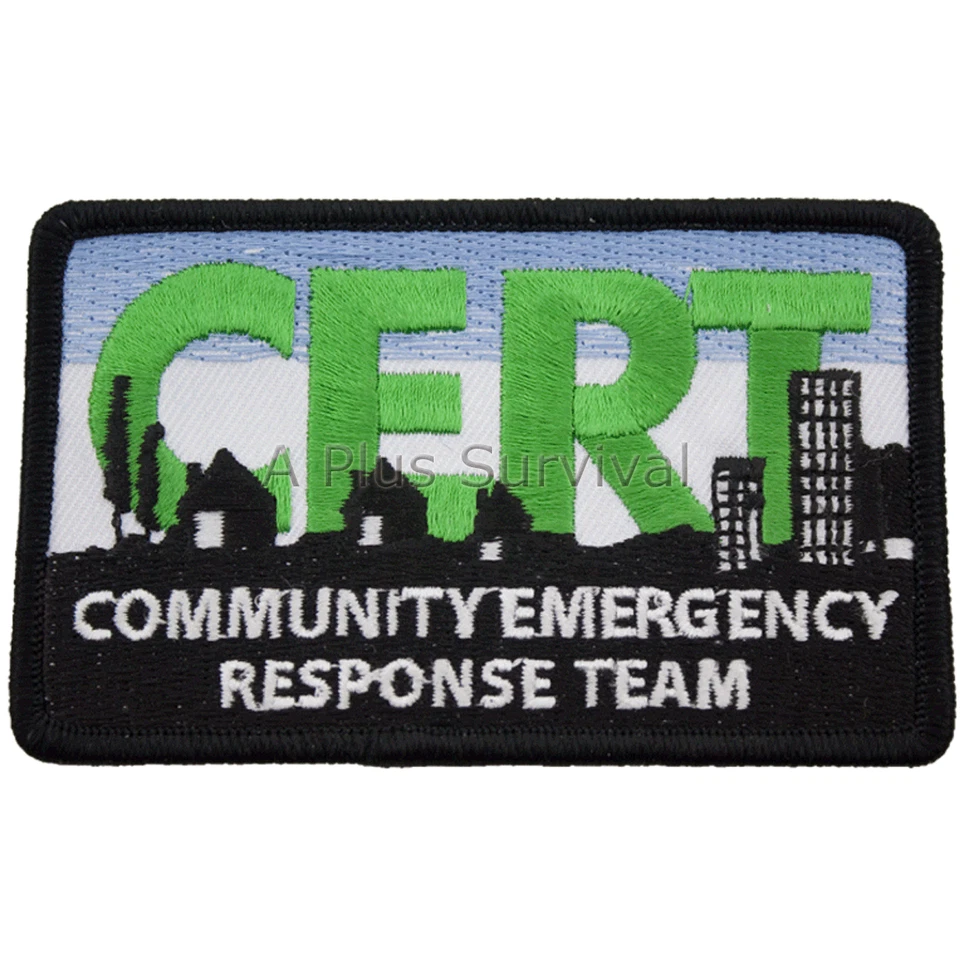 CERT Logo Patch - Sew on your Favorite C.E.R.T. Product