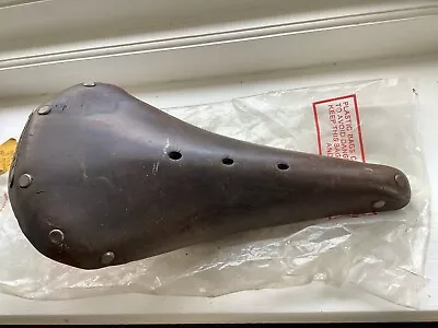 BROOKS VINTAGE SADLE COURO USADO - Imagem 1 de 4