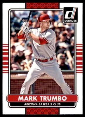 Tarjeta de béisbol Donruss Mark Trumbo 2015 Arizona Diamondbacks #47 Foto 1 de 2