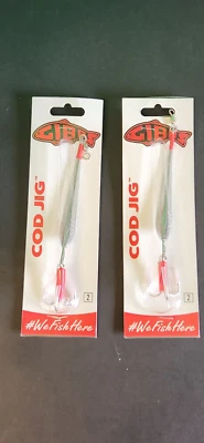 Two Gibbs Cod Jigs # 94 -2oz  NEW — 第 1/3 张图片