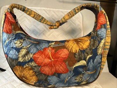 Isabella's Journey Bolso Floral Brillante Acolchado Algodón Grande Bolso de Hombro Foto 1 de 4