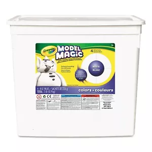 Crayola 574400 Model Magic Modeling Compound, 8 oz each packet, White, 2 lbs. - Picture 1 of 2