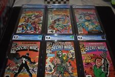 Marvel Super Heroes Secret War CGC Lot- 6 Issues- 1-3-7-8-11-12 All 9.0 to 9.6