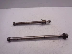 1986 Suzuki Intruder 700 VS700 OEM Front and Rear Wheel Axle Bolt w/ Spacers - Picture 1 of 6
