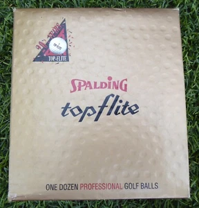 SPALDING TOP-FLITE ONE 1 DOZEN VINTAGE PROFESSIONAL GOLF BALLS 1991 - Picture 1 of 7