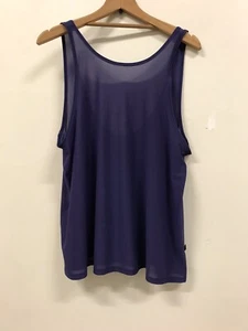 LULULEMON Purple Mesh Singlet / Tank Ladies Size AU 10 - 12 Great Pre-loved - Picture 1 of 8
