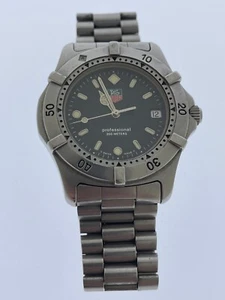 Tag Heuer Men's Professional Black Dial Stainless Steel Bracelet Watch WE1110-R - Bild 1 von 6