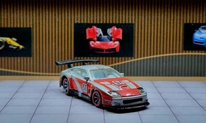 Hot Wheels Ferrari 575 GTC Ferrari Racer Metallic Silver *VGC RARE COLLECTIBLE* - Picture 1 of 8