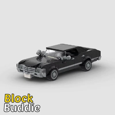 BRICK Chevrolet Impala 1969 Chevy Sport MOC Auto Car Rennwagen Klemmbausteine Geschenk