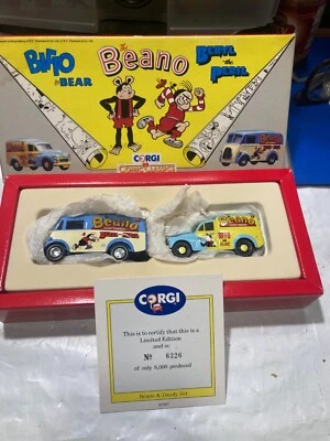 VTG CORGI COMIC CLASSICS BENO - BIFFO + BERYL MORRIS 1000, MORRIS J VANS,  NIB!! - Image 1 of 4